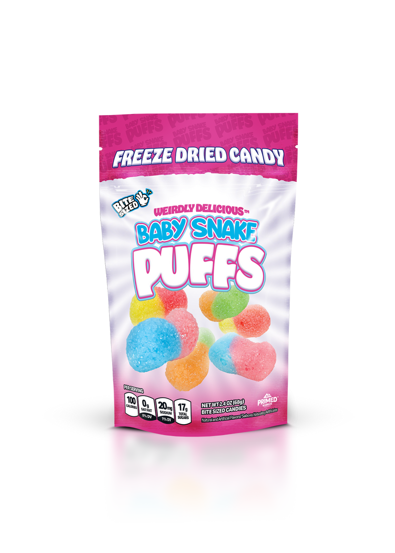 COMING SOON! Freeze-Dried Candy: Baby Snake Puffs