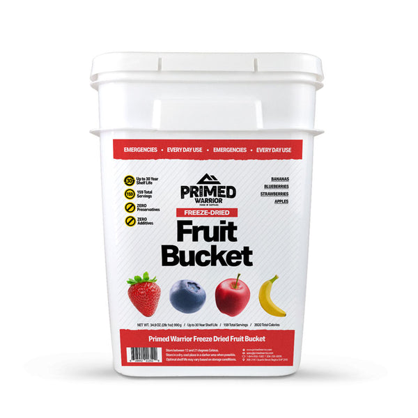 Primed Warrior Freeze Dried Fruit Bucket