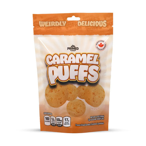 Freeze-Dried Candy: Caramel Puffs