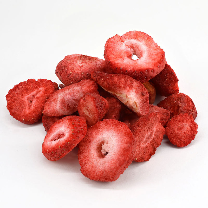 Primed Warrior Freeze Dried Sliced Organic Strawberries