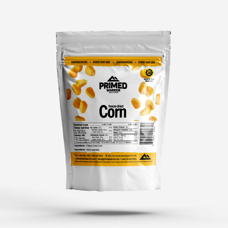 Primed Warrior Freeze-Dried Corn